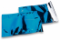 Blauw gekleurde metallic folie enveloppen - 162 x 229 mm | Paysdesenveloppes.fr