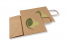Sacs papier kraft avec anses rondes - exemple imprimé | Paysdesenveloppes.fr