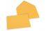 Enveloppes colorées pour cartes de voeux - jaune or, 125 x 175 mm | Paysdesenveloppes.fr