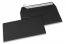 Enveloppes papier colorées - Noir, 110 x 220 mm | Paysdesenveloppes.fr