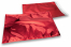 Enveloppes aluminium métallisées colorées - rouge 229 x 324 mm | Paysdesenveloppes.fr