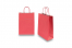 Sacs papier kraft avec anses rondes - rouge, 220 x 100 x 310 mm, 90 gr | Paysdesenveloppes.fr