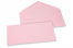 Enveloppes colorées pour cartes de voeux - rose clair, 110 x 220 mm | Paysdesenveloppes.fr