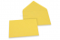 Enveloppes colorées pour cartes de voeux - jaune bouton d'or, 114 x 162 mm | Paysdesenveloppes.fr