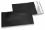 Enveloppes aluminium métallisées mat - noir 114 x 162 mm | Paysdesenveloppes.fr
