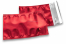 Enveloppes aluminium métallisées colorées - rouge 114 x 162 mm | Paysdesenveloppes.fr