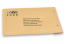 Enveloppes à bulles kraft marron (80 grs.) - illustration avec logo sur le recto | Paysdesenveloppes.fr