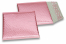 Enveloppes à bulles ECO métallique - doré rose 165 x 165 mm | Paysdesenveloppes.fr