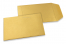 Pochettes en papier kraft couleur - Or, 85 x 125 mm | Paysdesenveloppes.fr