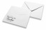 Enveloppes pour faire-part de mariage - Blanc + reserva la fecha | Paysdesenveloppes.fr