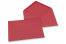 Enveloppes colorées pour cartes de voeux - rouge, 133 x 184 mm | Paysdesenveloppes.fr