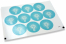 Pastilles adhésives thème communion - croix bleue | Paysdesenveloppes.fr