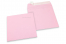 Enveloppes papier colorées - Rose clair, 160 x 160 mm | Paysdesenveloppes.fr