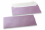 Enveloppes de couleurs nacrées - Lilas, 110 x 220 mm | Paysdesenveloppes.fr