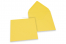 Enveloppes colorées pour cartes de voeux - jaune bouton d'or, 155 x 155 mm | Paysdesenveloppes.fr