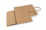 Sacs papier kraft avec anses rondes - brun, 240 x 110 x 310 mm, 100 gr | Paysdesenveloppes.fr