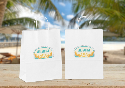  Sacs papier kraft avec anses rondes | Paysdesenveloppes.fr