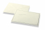 Enveloppes pour faire-part de décès - Crème + Bordure noire | Paysdesenveloppes.fr