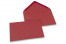 Enveloppes colorées pour cartes de voeux - rouge foncé, 125 x 175 mm | Paysdesenveloppes.fr
