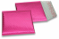 Enveloppes à bulles ECO métallique - rose 165 x 165 mm | Paysdesenveloppes.fr