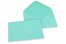 Enveloppes colorées pour cartes de voeux - turquoise, 133 x 184 mm | Paysdesenveloppes.fr