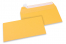 Enveloppes papier colorées - Jaune or, 110 x 220 mm | Paysdesenveloppes.fr