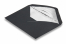 Enveloppes doublées noir - doublure argent | Paysdesenveloppes.fr