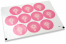 Pastilles adhésives thème communion - croix rose | Paysdesenveloppes.fr