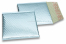 Enveloppes à bulles ECO métallique - bleu glacial 165 x 165 mm | Paysdesenveloppes.fr