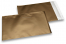 Enveloppes aluminium métallisées mat - bronze  230 x 320 mm | Paysdesenveloppes.fr
