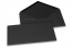 Enveloppes colorées pour cartes de voeux - noir, 110 x 220 mm | Paysdesenveloppes.fr