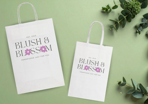  Sacs papier kraft avec anses rondes | Paysdesenveloppes.fr