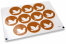 Pastilles adhésives thème baptême - marron avec colombe blanche | Paysdesenveloppes.fr