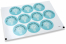 Pastilles adhésives thème communion - mijn eerste communie croix bleue  | Paysdesenveloppes.fr