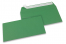 Enveloppes papier colorées - Vert foncé, 110 x 220 mm | Paysdesenveloppes.fr