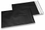 Enveloppes aluminium métallisées mat - noir 180 x 250 mm | Paysdesenveloppes.fr