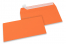 Enveloppes papier colorées - Orange, 110 x 220 mm | Paysdesenveloppes.fr