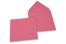 Enveloppes colorées pour cartes de voeux - rose, 155 x 155 mm | Paysdesenveloppes.fr