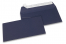 Enveloppes papier colorées - Bleu foncé, 110 x 220 mm | Paysdesenveloppes.fr