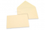 Enveloppes colorées pour cartes de voeux - blanc ivoire, 114 x 162 mm | Paysdesenveloppes.fr