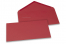 Enveloppes colorées pour cartes de voeux - rouge foncé, 110 x 220 mm | Paysdesenveloppes.fr