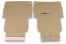 Boîte postale pliante extra-plate avec bande adhésive - marron | Paysdesenveloppes.fr