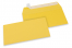 Enveloppes papier colorées - Jaune bouton d'or, 110 x 220 mm | Paysdesenveloppes.fr