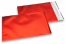 Enveloppes aluminium métallisées mat - rouge 180 x 250 mm | Paysdesenveloppes.fr