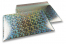 Enveloppes à bulles ECO métallique - argent holografique 320 x 425 mm | Paysdesenveloppes.fr