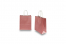 Sacs papier kraft avec anses rondes - rose métallisé, 180 x 80 x 220 mm, 90 gr | Paysdesenveloppes.fr