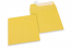 Enveloppes papier colorées - Jaune bouton d'or, 160 x 160 mm | Paysdesenveloppes.fr