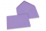 Enveloppes colorées pour cartes de voeux - violet, 125 x 175 mm | Paysdesenveloppes.fr