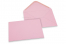 Enveloppes colorées pour cartes de voeux - rose clair, 133 x 184 mm | Paysdesenveloppes.fr