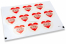 Pastilles adhésives thème amour - wishing you happy valentines coeur rouge | Paysdesenveloppes.fr